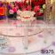 Beautiful flower shaped crystal cake stand,fashionable wedding cake stand for wedding decoration/party(S-375)