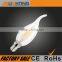 Filament candle LED bulb lighting C37L E14 2W 200lm CE ROHS approved