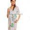 Women's Maternity Cotton Cartoon Print Nursing Nightdress