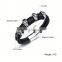Trending Hot Products 2016 Mens Black Wholesale Leather Bracelets