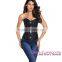 2pcs 14 Steel Bones Sides tight lace up body shaper sexy mature corset