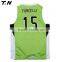 new style custom basketball jersey green color design