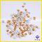 Best China ss16 gold round non hotfix flatback rhinestones for Christmas decoration