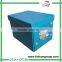 Home storage folding metal box with handle
