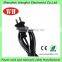 ac power cord China or Ul standard 2 pin kettle power cord