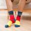 top sell digital country flag print crew socks