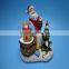 Resin water ball arts, santa claus with tree, Driving sledge, Christmas tree Body Design