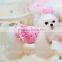 Wholesale dog clothes pet clothes colorful lovely mini pet clothes