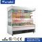 CE Approval Stainless Steel Refrigeration Commercial Freezer Showcase
