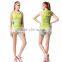 wholesale OEM ladies nhight qulity fitness com pressioyoga vest/gym vest /yoga hoodies vest