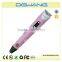 Novelty Semi-automatic 3D Drawing Pen 3d printer gift for kids with CE,RoHs