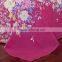 Red Flower Pigment Printed Bedding Set Microfiber Bed Sheet                        
                                                Quality Choice