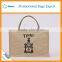 Wholesale low cost jute bag fashion jute bag used shopping bag