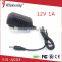 Hot selling AC power adaptor 12V 1A Double cable Power Supply YJS-A003