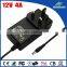 Universal power adapter 12V 4A 12V DC adapter input 100-240V 50-60Hz