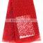 The most beautiful design crochet lace fabric material for making dresses/Fancy fabric for party and fashion show