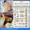 Non-toxic easy peel off water transfer temporary tattoo