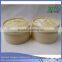 New Dim Sum Bamboo Steamer 4 Piece Both Set 4" Diameter restaurant Kitchen