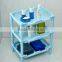 New arrvial Square plastic bathroom shelf storage rack /toilet kitchen shelf storage rack