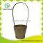 Bamboo sundries basket with handle