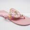 2016 Decorative PVC Fashion Flats Slippers for Women