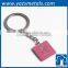 custom metal logo shape promotion keychain