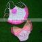 Cute baby girls bikini lace accessories micro bellyband swimwear