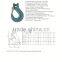 lifting gear G100 type alloy steel clevis safety latch