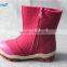 pink fashion kids felt shoes