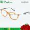 Handmade high quality acetate classic round shape tortise optical glasses frames