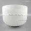 frosted quartz crystal singing bowls with design and musical note