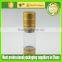 high quality plastic pump bottle airless golden bottle