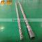PE PVC extruder screw barrel with nitrided or bimetalic treatment
