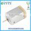 Long Life 12V Small DC Permanent Magnet Electric Motor for Home Appliance with Precious Metal Brush