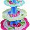 3 Tire Corrugated Paper Custom Designed Cake Stand for Party