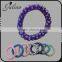 Elastic Circle Hair Tie Ponytail Holder Band Multi Color Telephone Wire Cord Elastic Head Tie Hair Band Color Random FHHTA0022-4