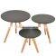Europe 100% bamboo oval modern coffee table