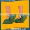 3grams blue disposable printed plastic overshoes