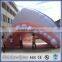 2015 hot sale indoor red and white stripe tent for sale
