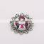 China Wholesale Brooch Silver Plated Fairy Spirit Crystal Brooch Pins Jewelry Fashion Factory