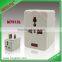 13A UK plug universal travel adaptor with neon multi socket