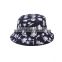 panama fashion wide brim hat fashion floral printing bucket hat