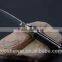 gift foldable knife with flashlight germany army clasp knife
