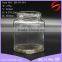 410ml hexagon glass jam jar with metal lid for storage