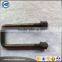 Black Oxide Hot Sale High performance Heat Treatment TUV Certified Anchor front U-Bolt for Hino