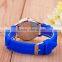promotional gift cheap electric novel lovely plastic band quartz watch for girls students