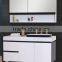 Modern Style and Mirrored Cabinets Type bathroom cabinet with towel rack and mirror