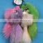 Wholesale korea styling karl rabbit fur keychain