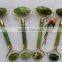 skin care handle massage roller natural jade stone facial roller face beauty massage tool beauty care tools face buaty massager