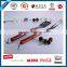 2016 high quality BBQ fork and tong set with wood handle and pvd coating